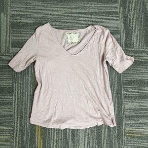 Soft Pink Pure+Good Anthropologie Women's Tee